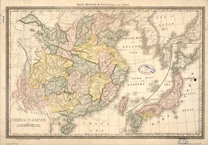 Kína és Japán LOC 2006458430 alkotó: Rand McNally and Company