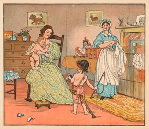 Viszlát, Baby Bunting, 1882. alkotó: Randolph Caldecott
