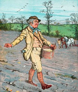 Gazda vetőmag adása, 1881 alkotó: Randolph Caldecott