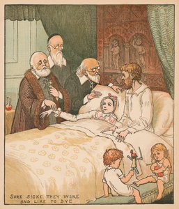 Sore Sicke They Were and Like To Dye, c1878. alkotó: Randolph Caldecott