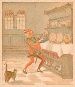 A Szívek Kádája, Ellopta azokat a tortákat 1880-ban. alkotó: Randolph Caldecott