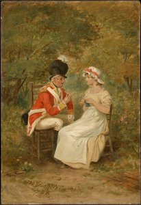 Az önkéntes udvarlása, 1798 alkotó: Randolph Caldecott