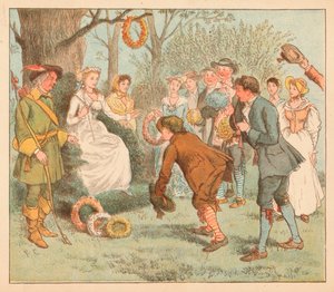 ...egy lugasba mentek..., c1885, 1934. alkotó: Randolph Caldecott