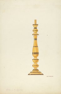 Gyertyatartó alkotó: Randolph F. Miller and Cornelius Christoffels