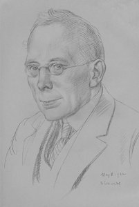 "Campbell Dodgson, nyomatok és rajzok őrzője, British Museum, 1912-32", 1932