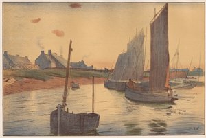 Szomorúság a tengeren, 1898. alkotó: Raoul André Ulmann