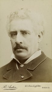 Olivier Métra zeneszerző portréja 1830-1889 , c. 1870. alkotó: Raoul Autin