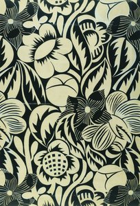 Fekete és fehér virágok; Les Fleurs Noires et Blanches alkotó: Raoul Dufy