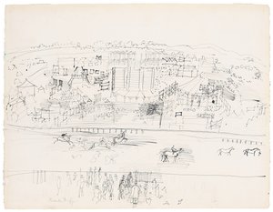 Epsom versenypálya alkotó: Raoul Dufy