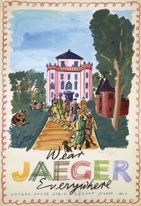 Vadászat; La Chasse, 1936 körüli (gouache, papír) alkotó: Raoul Dufy