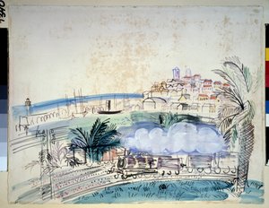 Vasút Van Antibes alkotó: Raoul Dufy