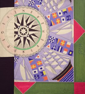 Tengerész zsebkendők (gouache) alkotó: Raoul Dufy
