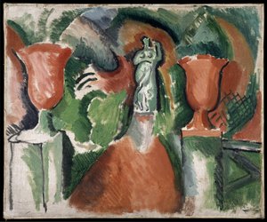 Szobor két piros vázával alkotó: Raoul Dufy