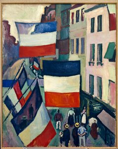 A Bulwark Street július 14-én alkotó: Raoul Dufy