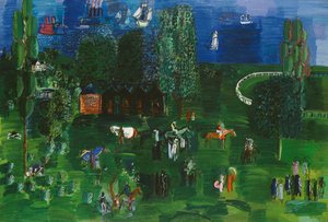 The Paddock; The Paddock alkotó: Raoul Dufy