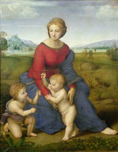 Madonna a réten alkotó: Raphael