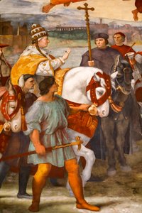 Nagy Szent Leó és Attila találkozása. 1511-1514 (freskó) alkotó: Raphael