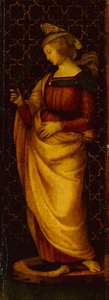 Alexandriai Szent Katalin (olaj, vászon) alkotó: Raphael