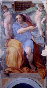 Ésaiás próféta (freskó alkotó: Raphael