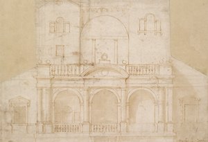 Építészeti tervezés Villa Madama, 16. század eleje alkotó: Raphael