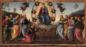 A Fano-oltárkép Predella-táblája, 1497 alkotó: Raffaello Sanzio Raphael