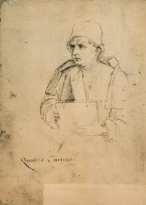 Quinto Curzio Rufo; Raphael rajza. Gallerie dellAccademia, Velence alkotó: Raffaello Sanzio Raphael