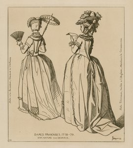 francia nők, 1778-79 alkotó: Raphael Jacquemin