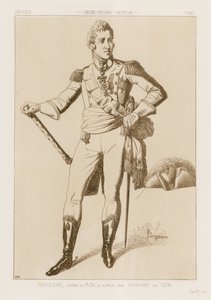 Gentleman - a király testvére, egy 1814-ből származó metszet után alkotó: Raphael Jacquemin