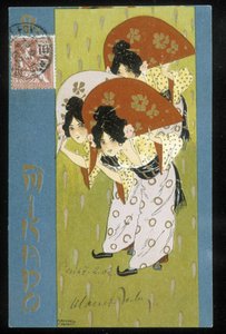 Gésa - képeslap, Raphaël Kirchner, deb. 20. század