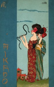 Gésák, 1900 körül (illusztráció)
