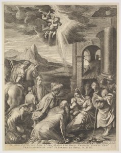Mágusok imádása, 1598.