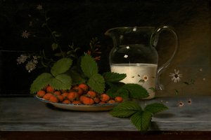 Eper és tejszín, 1816.