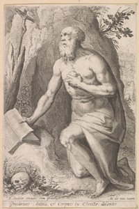 Szent Jeromos alkotó: Raphaël Sadeler (I) (attributed to)