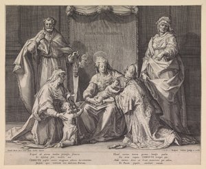 Szent Család Zakariással, Erzsébettel és Keresztelő Jánossal