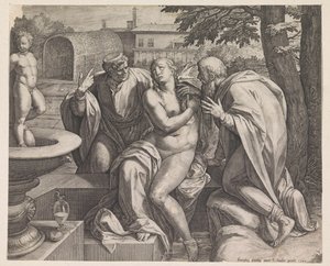 Susanna és a vének alkotó: Raphaël Sadeler (I)