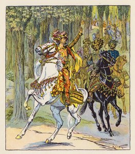 Les Mille et Une Nuits / Ezeregy éjszaka (színes litográfia)