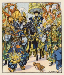 Les Mille et Une Nuits / Ezeregy éjszaka (színes litográfia)