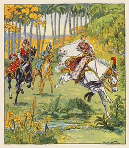 Les Mille et Une Nuits / Ezeregy éjszaka (színes litográfia)