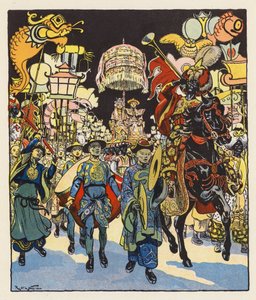 Les Mille et Une Nuits / Ezeregy éjszaka (színes litográfia)