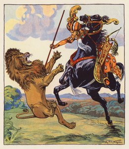 Les Mille et Une Nuits / Ezeregy éjszaka (színes litográfia)