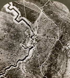 Légifelvétel a német vonalakról, I. világháború, 1914-1918.