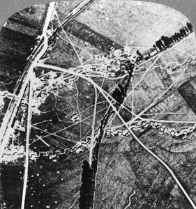 A Hindenburg-vonal 8000 lábról, Franciaország, I. világháború, 1916-c1918