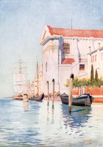 Zattere (színes litográfia)