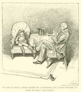 Illusztráció a kis Lord Fauntleroy számára