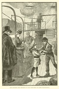 Illusztráció a kis Lord Fauntleroy számára alkotó: Reginald Bathurst Birch