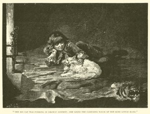 Illusztráció a kis Lord Fauntleroy számára alkotó: Reginald Bathurst Birch