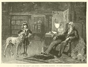 Illusztráció a kis Lord Fauntleroy számára