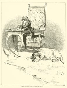 Illusztráció a kis Lord Fauntleroy számára