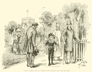 Illusztráció a kis Lord Fauntleroy számára
