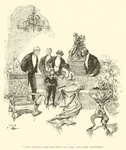 Illusztráció a kis Lord Fauntleroy számára